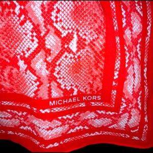 NWT- Michael Kors- Snake print scarf